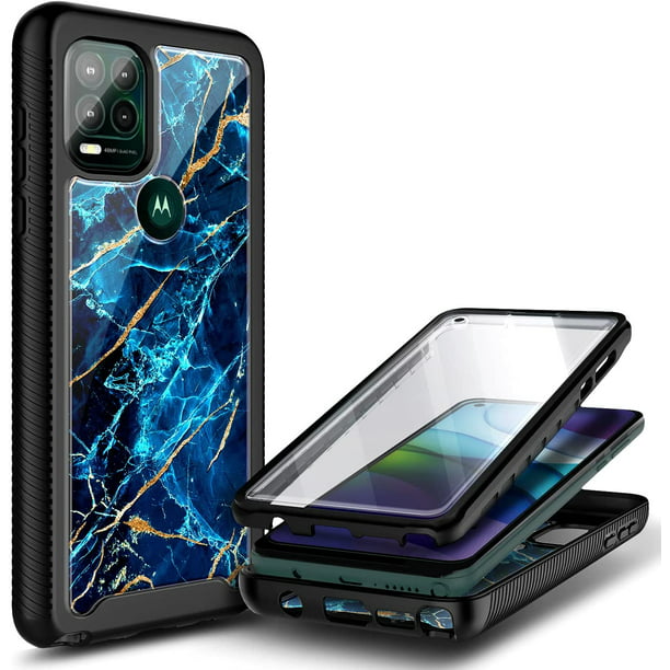 noot Trek instant Nagebee Case for Motorola Moto G Stylus 5G with Built-in Screen Protector,  Full-Body Protective Rugged Bumper Cover, Shockproof Durable Case  (Sapphire) - Walmart.com