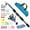 Blue, variant on OUTGOO Kids Fishing Pole, Portable Telescopic Fishing Rod and Reel Combo Kit - with Spincast Fishing Reel Tackle Box for Girls, Youth