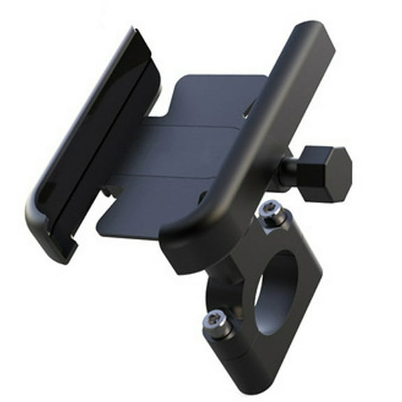 Aluminium Alloy Bike Phone Holder with 360 Degree Rotatable Design for Phone Use Black