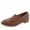 Dark Tan Leather, variant on Aerosoles Women's East Side Loafer, Dark Tan Leather, 7.5 Wide