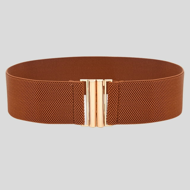 Ceinture Mode Femme Ceintures Larges Femmes Ceinture Élastique Grand Boucle Taille Robe Ceinture Extensible