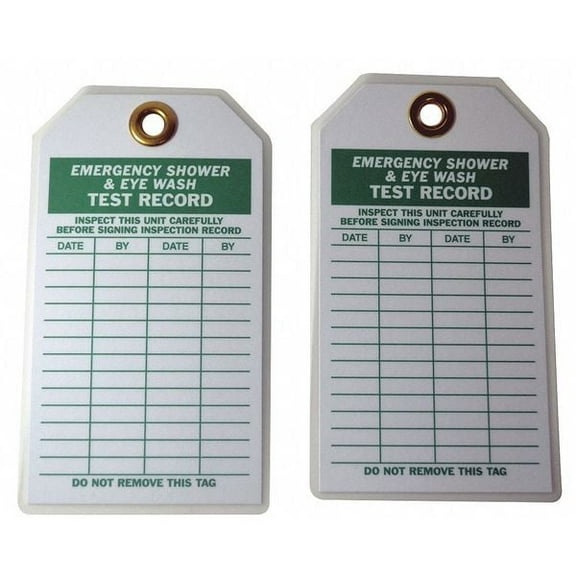 Manufacturer Varies Inspection Tag,7inHx4inW,HD Poly.,PK10 20TH06
