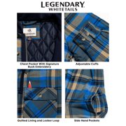 Legendary Whitetails Men's Maplewood Hooded Shirt Jacket