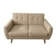 thumbnail image 1 of Love Seat Mainstays Capitonado Beige, 1 of 4