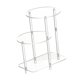 thumbnail image 5 of Aprílico altismo acrílico Mesa lateral de acrílico Organizador de ensamblaje fácil Tabla final minimalista 3 Nivel para el baño Toyadores de cocina de Redondo, 5 of 8