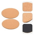 thumbnail image 4 of Gymnture 2pcs Cork Mats, Round Coasters, Cork Pad, Tray Coaster Mat (6inch), 4 of 11