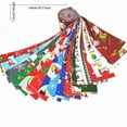 thumbnail image 6 of 20Pcs Christmas Fabric Strips, Christmas Jelly Roll Fabric, Classical Christmas Patterns, Decorative Cloth for DIY Patchwork Holiday Crafts Christmas Home Decoration, Gifts For Handcraft Enthusiasts, 6 of 9