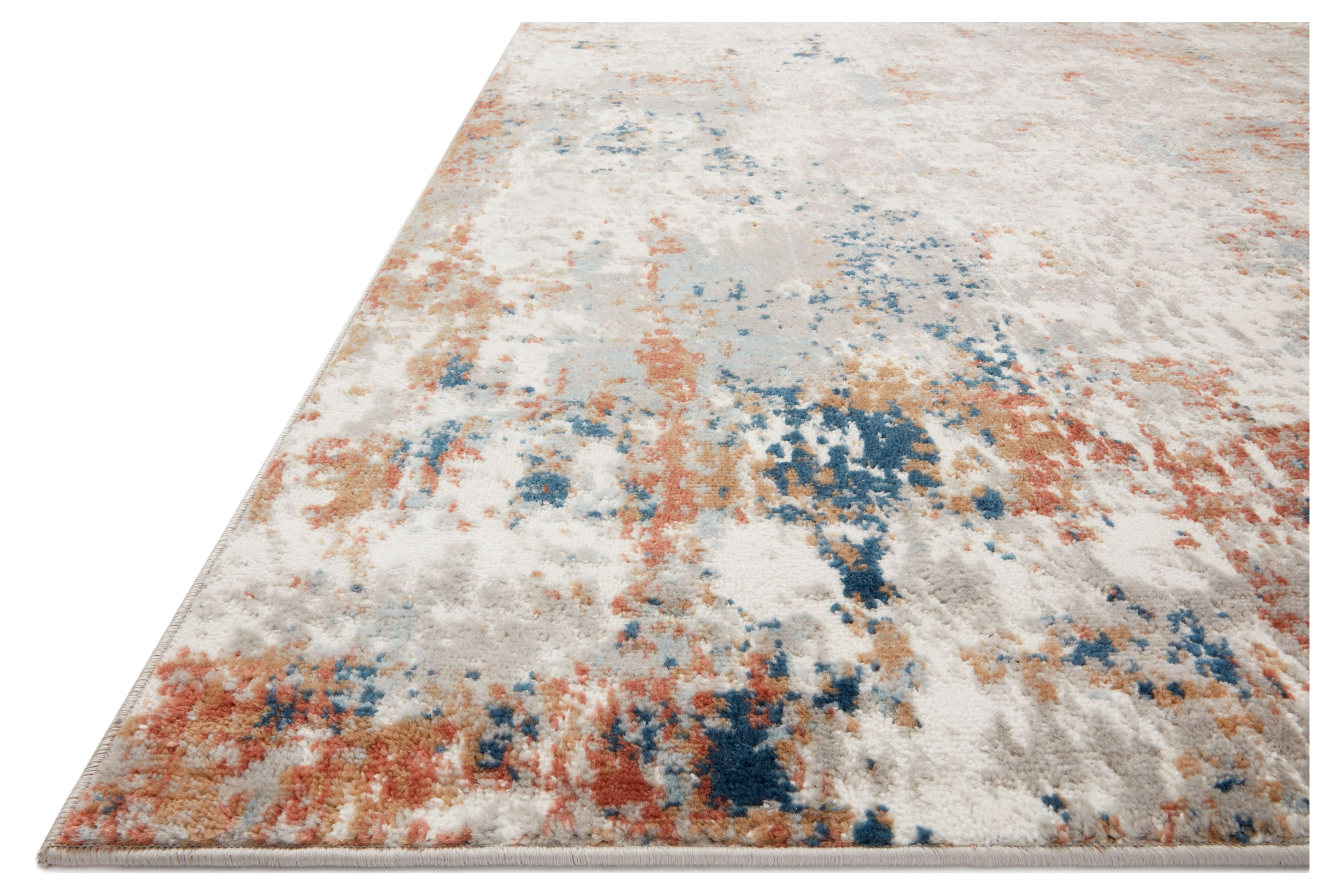 Loloi Bianca Collection BIA-03 Ivory / Multi, Abstract Area Rug 9'-9" x 13'-6"