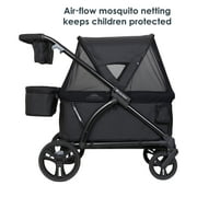 Baby Trend Expedition 2-in-1 Stroller Wagon Plus, Ultra Black