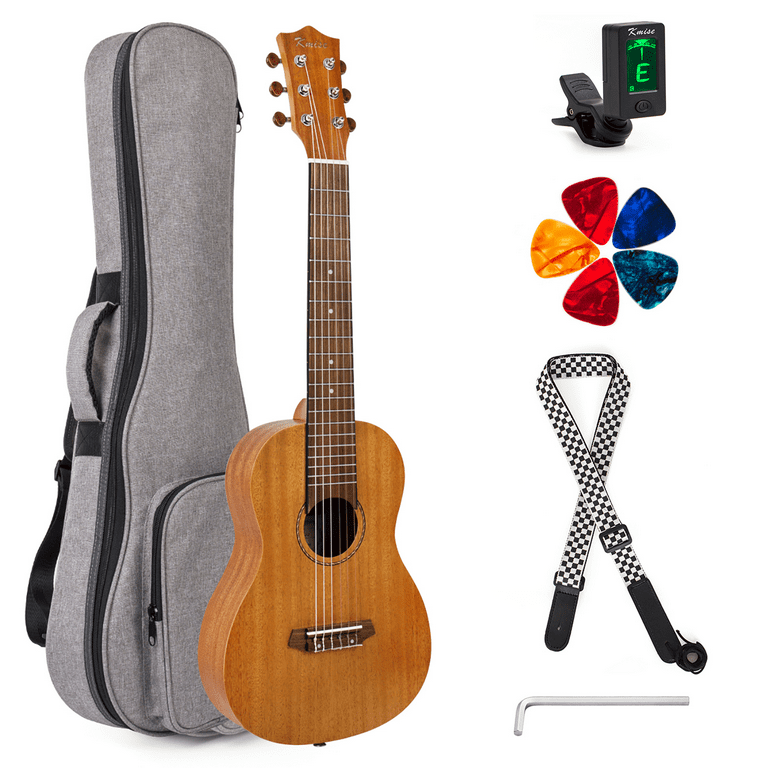 Guitalele 31 inch Guitarlele Mini Travel Guitar Ukulele Mahogany