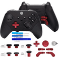 thumbnail image 4 of 17-in-1 Metal Replacement Parts Kit for Xbox Elite Series 2 Controller, Thumbsticks, Paddles, D-Pads, Tools & Case, Fits Core - Red, 4 of 8
