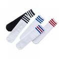 thumbnail image 2 of Kid Girls Cotton Soccer Socks 3-12 years Tube Knee-High Socks, 2 of 7