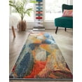 thumbnail image 3 of Rugs.com Haerfest Collection Rug – 4 Ft Runner Blue Low Rug Perfect For Hallways, Entryways, 3 of 6