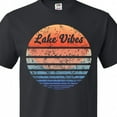 thumbnail image 4 of Inktastic Lake Vibes Distressed Retro Sunset T-Shirt, 4 of 5