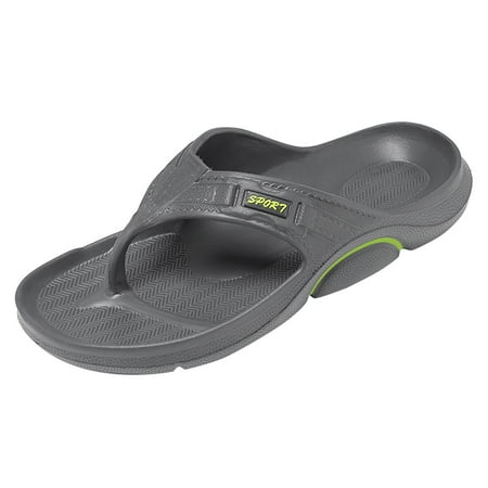 

Hueook Flip Flops for Men Fashion Casual Sandals Shoes Outdoor Flip Flops Beach Leisure Slippers Men Shoes