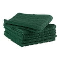 thumbnail image 5 of Solid Dark Green Windowpane Terry Dishcloth (Set of 6), 5 of 5