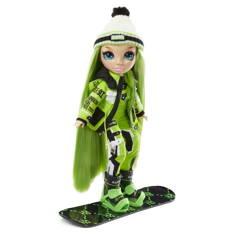 Rainbow High Winter Break Jade Hunter – Green Winter Break Fashion Doll and  Playset with 2 Complete Doll Outfits, Snowboard and Winter Doll