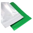 thumbnail image 3 of Pasta Bags 100 Pack - 12x18cm Stand Up Pouches with Resealable Zipper - Frosted Front Matte Green - Dry Food Packaging for Noodles, Grains, Snacks, 3 of 7
