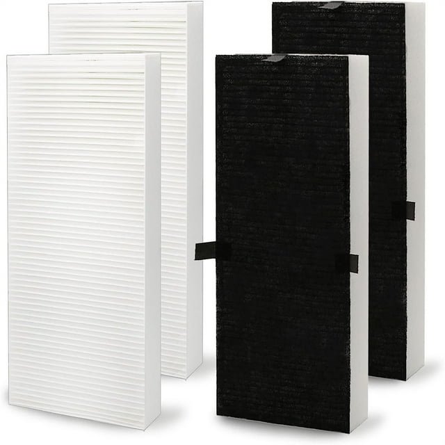 4Pack Air Purifier Filter Compatible with Febreze FRF102B and Honeywell