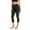 Black, variant on Cotton Capris for Women New Women's Athletic High Waisted Capris Leggings Stretch Yoga Leggings Fitness Running Gym Sports Pockets Active Trousers Capris Pants for Woman with Pocket Black S
