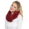 thumbnail image 3 of Basico Winter Infinity Scarf for women Warm Knitted Circle Loop Various Colors Neck Warmer, 3 of 7