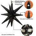 thumbnail image 3 of Globos de aluminio ZSYLYTKV Black Star de 14 puntas y 22 pulgadas, paquete de 6, 3 of 6