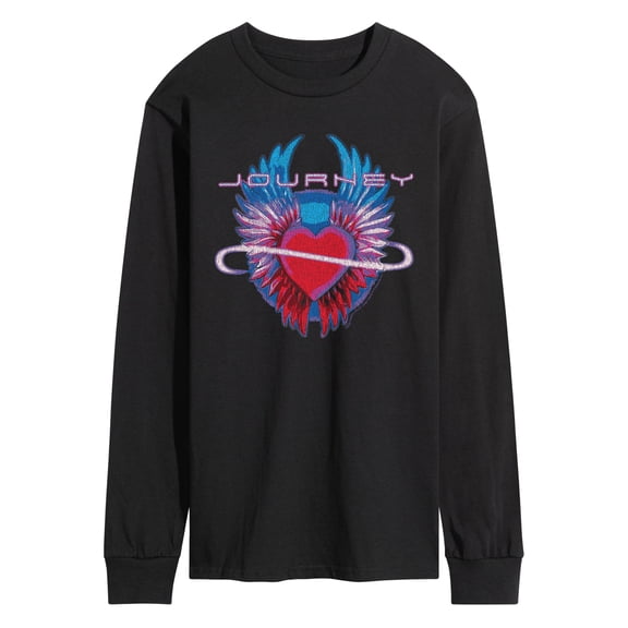 Journey - Infinity Heart Wings - Men's Long Sleeve Graphic T-Shirt