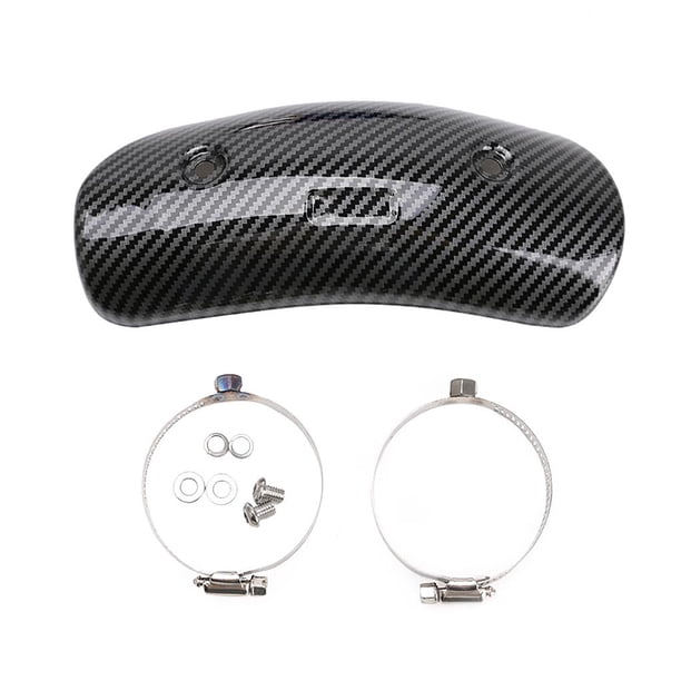 Protector De Tubo De Escape Protector De Calor Cubierta Anticalda Texturizada Protector De Tubo De Escape De Motocicleta Simple Resistente Al Calor Tubo Medio Protector De Tubo De Conexión De Moyic VI005637-00