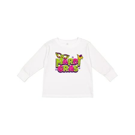 

Inktastic Mardi Gras Celebration Boys or Girls Long Sleeve Toddler T-Shirt