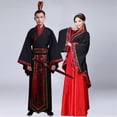thumbnail image 2 of Traje de cosplay Hanfu de ropa antigua china para hombres y mujeres, disfraces de Halloween para adultos para parejas, 2 of 5