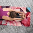 thumbnail image 5 of Flower Hot Yoga Towel with Storage Bag, 72.8"x26.8", Suitable for Yoga, Pilates, Fitness, etc. - Yoga Blanket Towel - Amazon Bestseller, 5 of 6