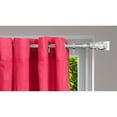 thumbnail image 3 of Evideco Adjustable 3/4" Single Window Curtain Rod 50" to 82" Chrome Chrome 50" to 82" L x 3/4" D, 3 of 5