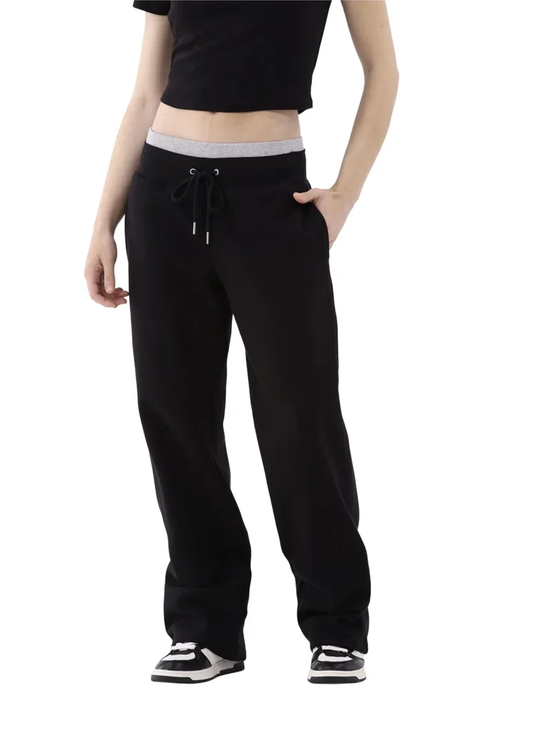 No Boundaries Double Waistband Sweatpants, 31” Inseam, 2