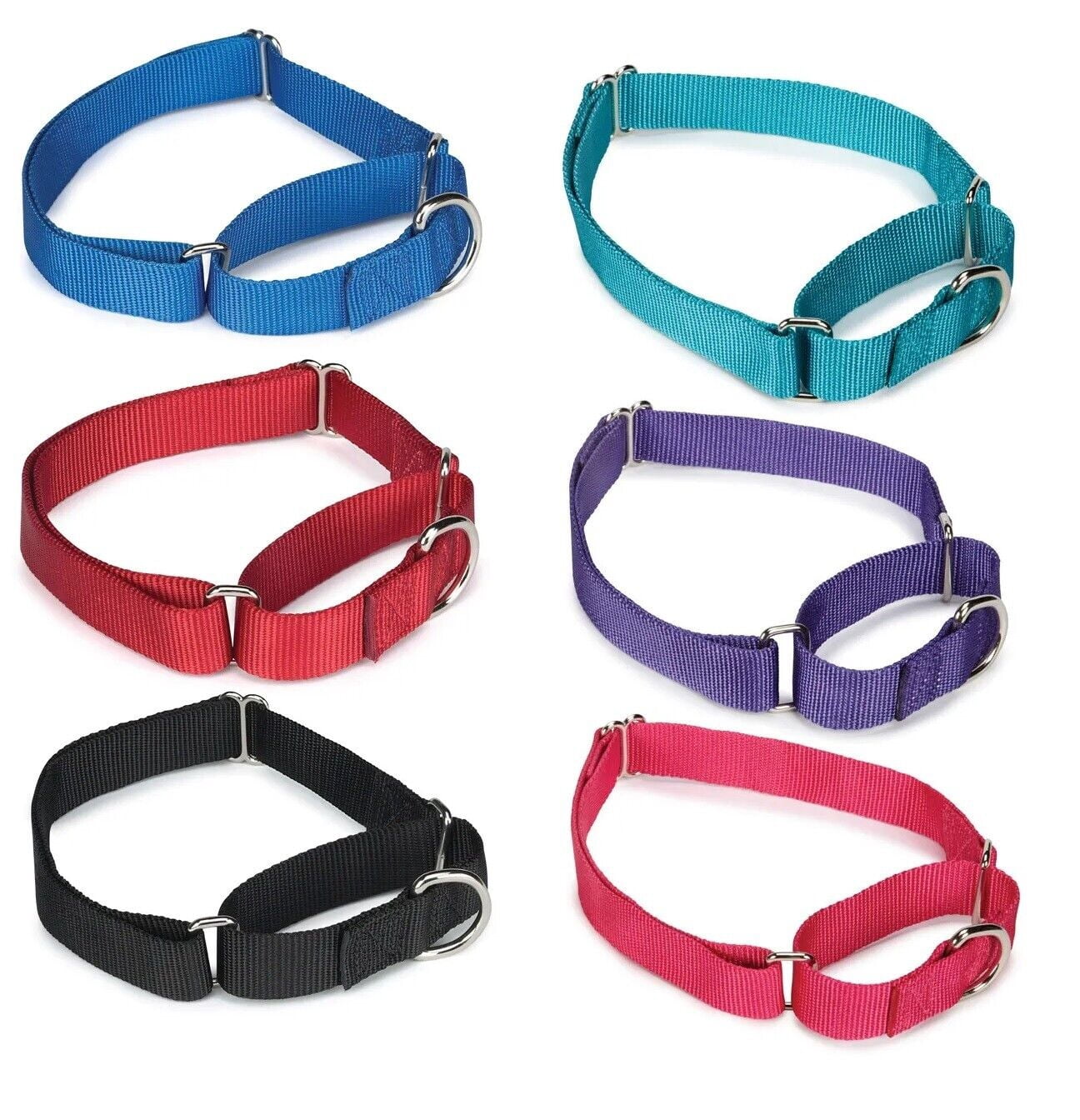 Bulk Wholesale Nylon Martingale Collars Shelter Rescue Vet Makes Great Donations (25 Collars 18 to 26 Inch)