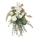 thumbnail image 2 of Guirnalda de flores artificiales con forma de lágrima y adorno luminoso para interiores Blanco, 2 of 9