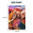 thumbnail image 5 of Sigee Oil Paintings of Elephants Print Multi-use Stretchy Baby Car Seat Cover - Nursing Breastfeeding Canopy, Infant Stroller and High Chair Cover, 5 of 9