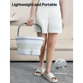 thumbnail image 3 of Alljoy Collapsible Foot Spa with Massager and Heat, Foot Bubble Bath Tub with 6 Massage Rollers, Foot Soak Tub with Heater, 3 of 7