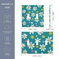 thumbnail image 2 of Yayeee Toggle Light Switch Wall Plate 2-Gang 4.56"x4.48" Decorative Outlet Cover, Small Daisy, 2 of 7