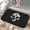Skull, variant on 1pc Happy Halloween Absorbent Non-Slip Bathroom Thickened Flannel Rug Decor,Soft,Quick Drying,Suitable For Indoor/outdoor Use,Bathrooms,Bedrooms,Kitchens,Terrace,Laundry Rooms,16"x24"