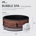 thumbnail image 5 of MSpa Round Inflatable Bubble Spa, Hot Tub w/ Energy Efficient Cover, Duet, 5 of 13