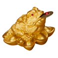 thumbnail image 4 of 2 Pieces Three-legged Wealth Frog, , Money , Feng Shui Decoration Lucky Charms For Prosperity And Luck Zulema Decoración de Feng Shui chino, 4 of 8