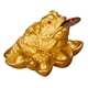 thumbnail image 4 of de 2 -Leg / Bagua Coin Frog Fortune Feng Shui 5x4.5x3.8cm Golden \u0026 Copper, 4 of 9