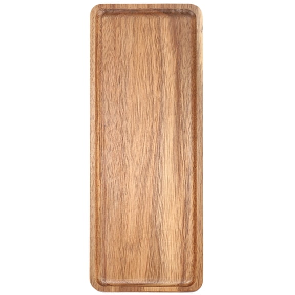 Natural Wood Serving Platter Stylish Display Tray for Kitchen and Table Use