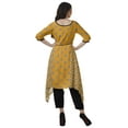 thumbnail image 4 of Moomaya Indian Tunic Top Pant Set 3/4 Sleeves Printed Women Designer Kurta Kurti, 4 of 6