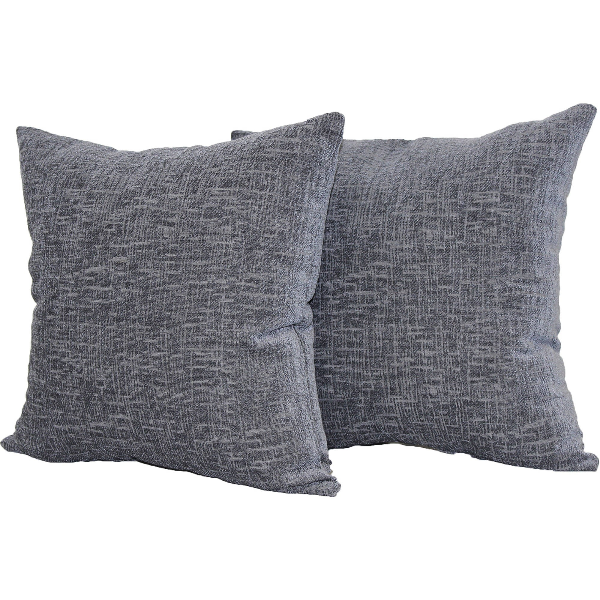 Mainstays Chenille Decorative Throw Pillow 18 X Navy 2 Pack Mainstays Chenille Decorative Throw Pillow 18 X Navy 2 Pack
