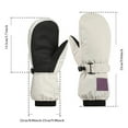 thumbnail image 2 of Winter Youth Winter Sports for Kids Insulated Mittens with Touchscreen Compatibility and Grips for Outdoor Skiing Cycling, 2 of 3