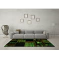 thumbnail image 3 of Ahgly Company Indoor Rectangle Patchwork Green Transitional Area Rugs, 5' x 8', 3 of 4
