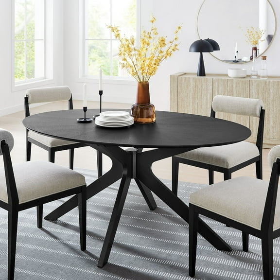 Crossroads Dining Table in Black