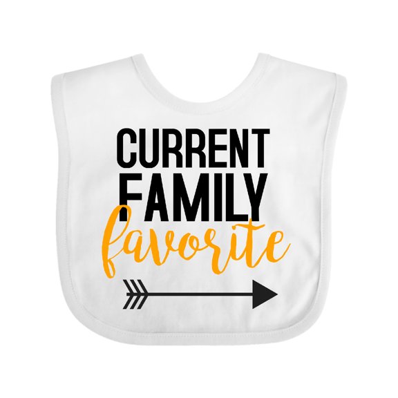 Inktastic Current Family Favorite Boys or Girls Baby Bib