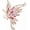Butterfly-RD 2, variant on Animal brooch, suitable for women, 18K gold plated, diamond-encrusted, lapel pin, Thanksgiving/birthday/wedding gift, for mom/wife.